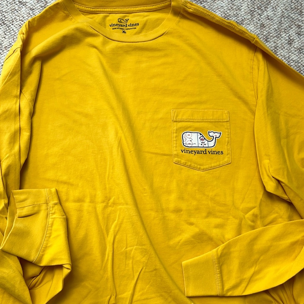 instead vibes long sleeve hockey tshirt